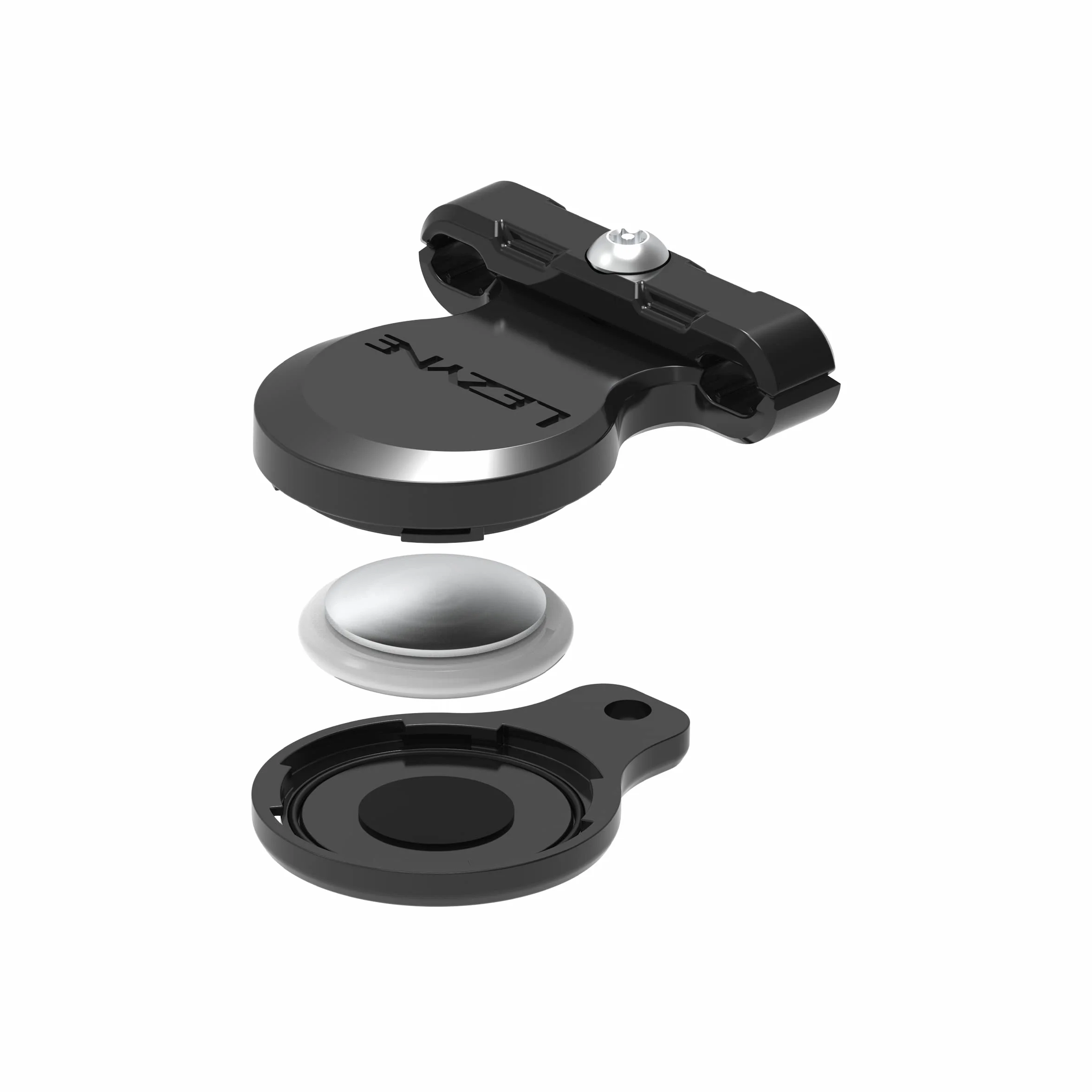 LEZYNE Matrix Saddle Tagger, Accessorio antifurto Tag Holder sotto-Sella Nero Unisex Adulto, One Size