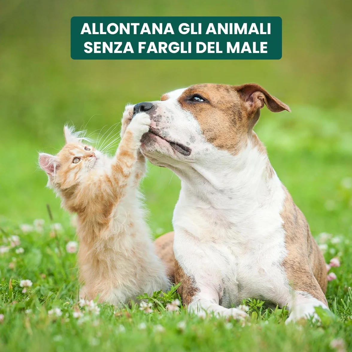 Il Paese Verde - Spray Disabituante Cani & Gatti - Repellente per Gatti - Repellente per Cani - A Base di Oli Essenziali - Innocuo per Animali, Persone e Piante