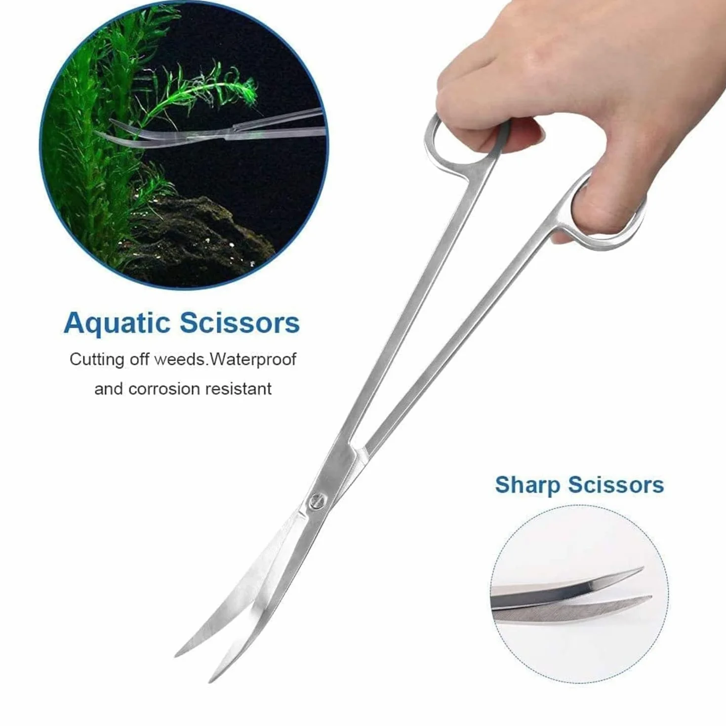 Sunshine Smile Acquario Aquascaping Kit 6PCS Strumenti Set