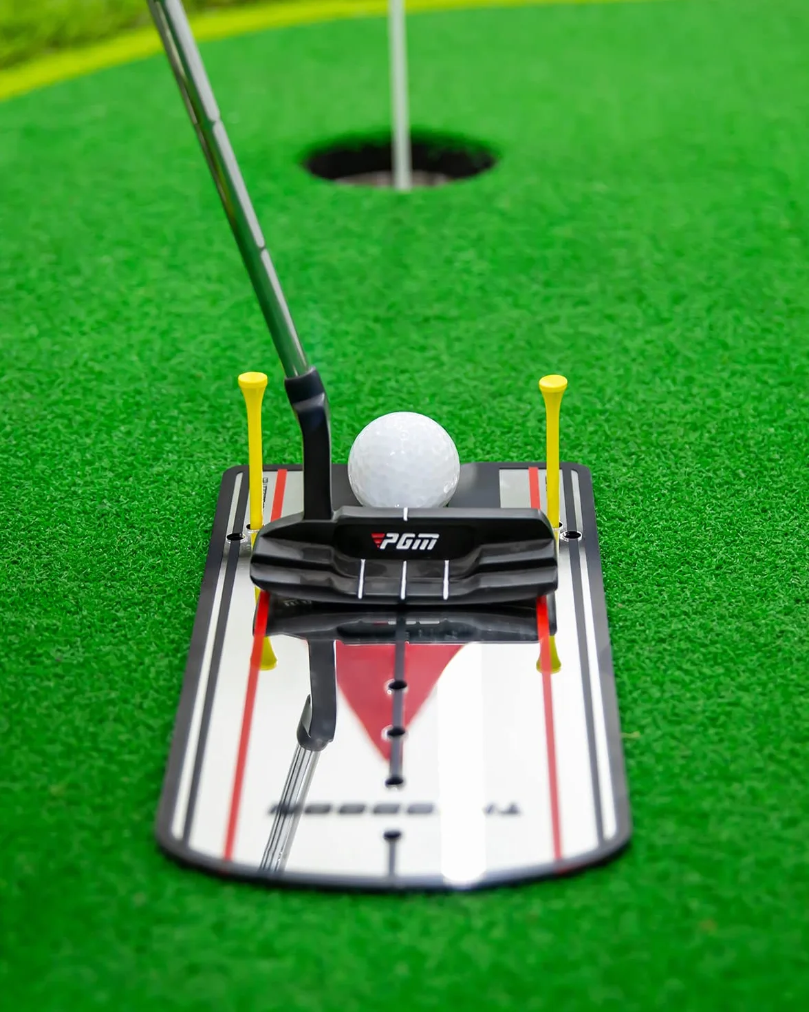 THIODOON Golf Putting Alignment Mirror - Line Putting Mirror Training Aid - Size 12 x 6 Inches