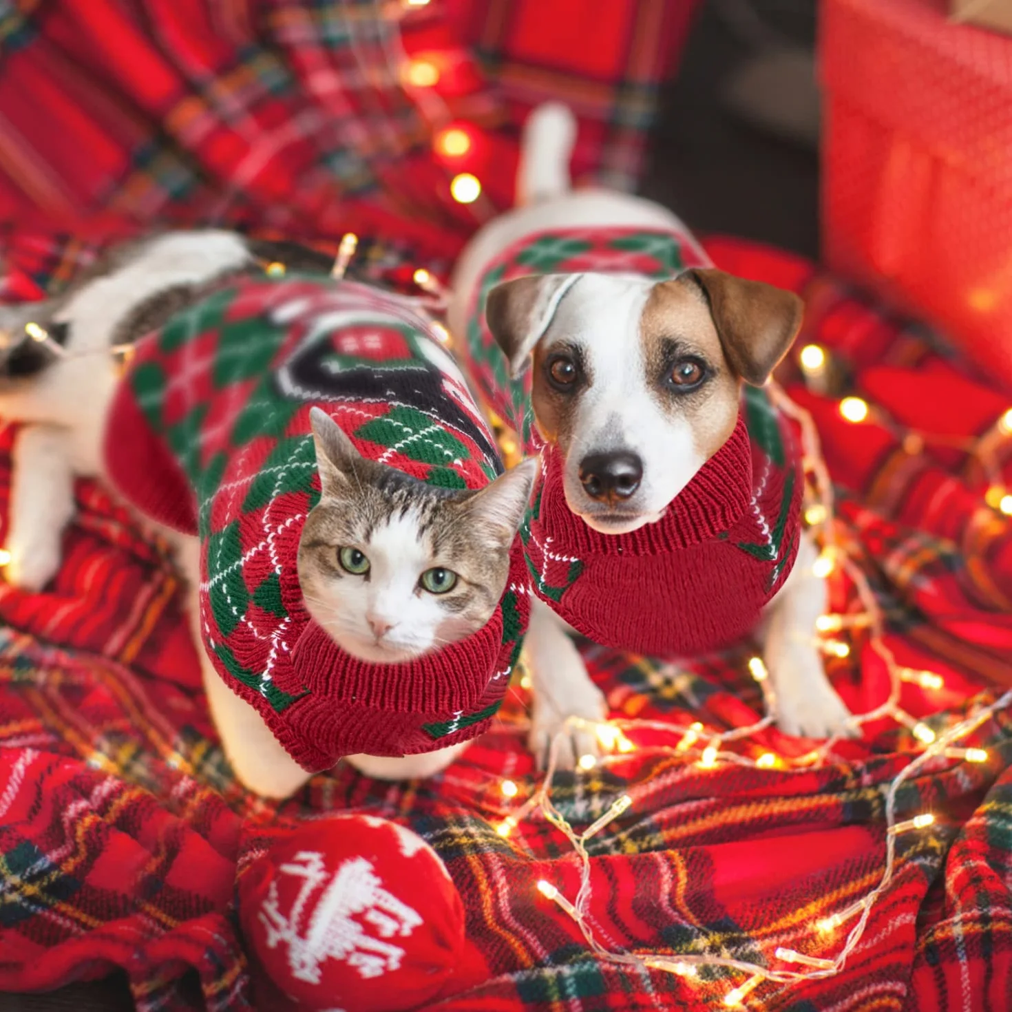 Nobleza Maglioncino Cane Natale Vestiti Gatto Cane Costume Pullover Autunnali per Cani
