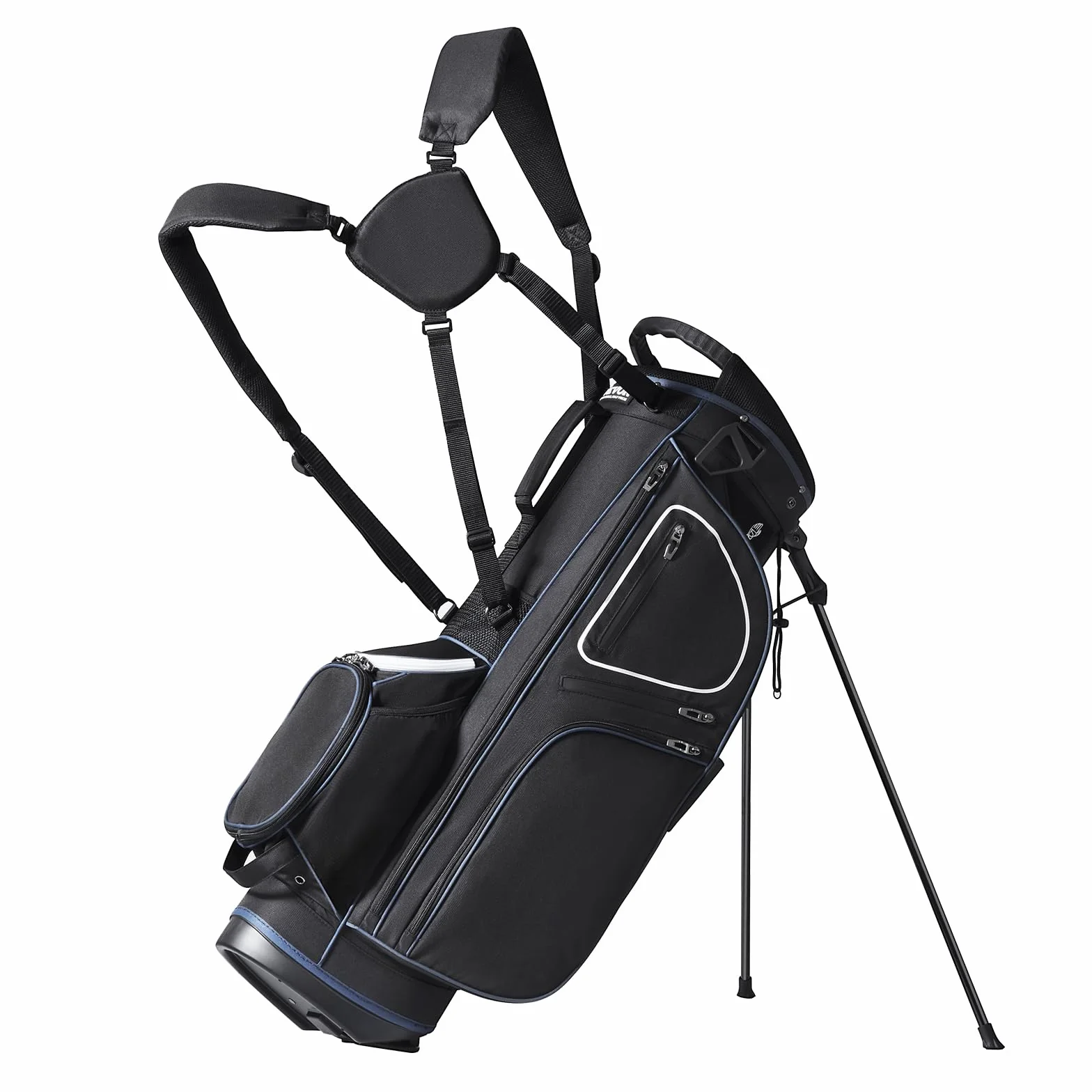 VEVOR Borsa da golf cart con divisore a 14 vie, borsa da carrello di alta qualità con supporto, sacche da golf resistenti con manici e copertura antipolvere e doppia cinghia staccabile, per uomini e