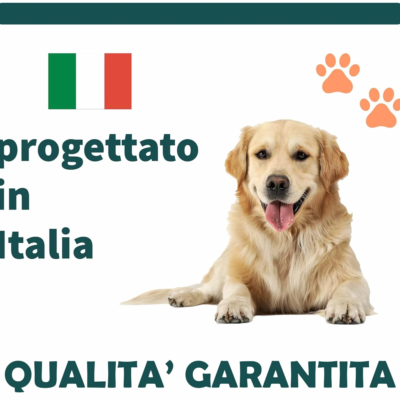 HAND Cuscino per Cane e Gatto a Forma di Osso 62x47 cm – Letto Morbido in Cotone, Lavabile e Imbottito, Spessore 10 cm – Cuccia per Cani Piccoli, Medi – Made in Italy