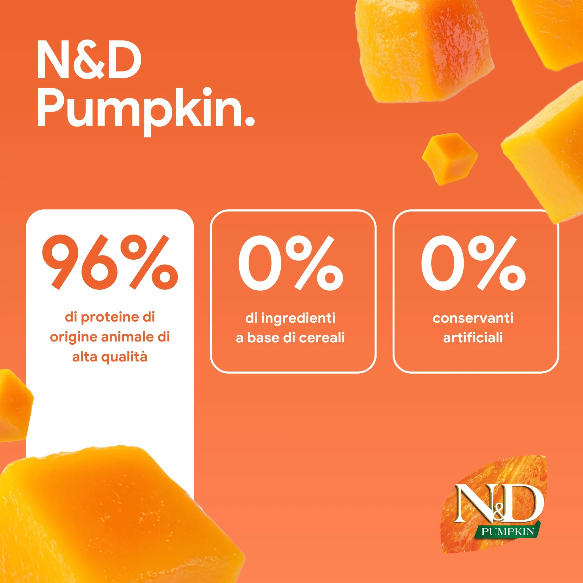 Farmina, N&D Pumpkin, Agnello, Zucca e Mirtilli, Cane Adult Medium/Maxi, 12kg