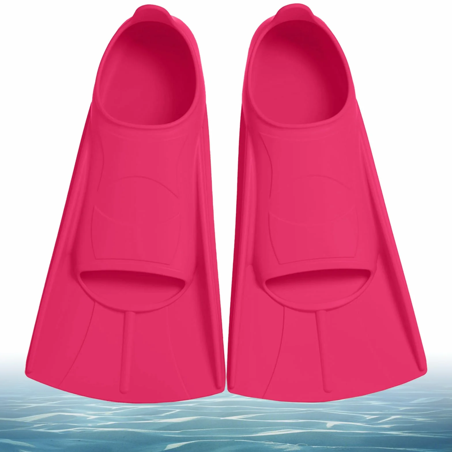 Pinne da Nuoto per Bambini Corte Snorkeling Subacquee Principianti