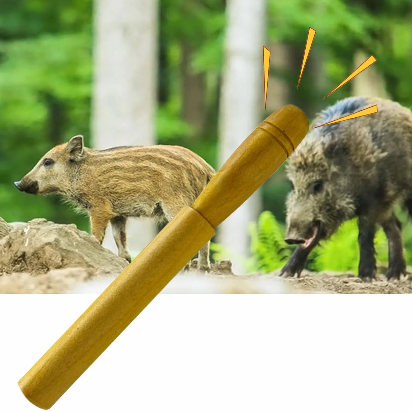 Wild Hog fischietto di cinghiali in legno finto per caccia
