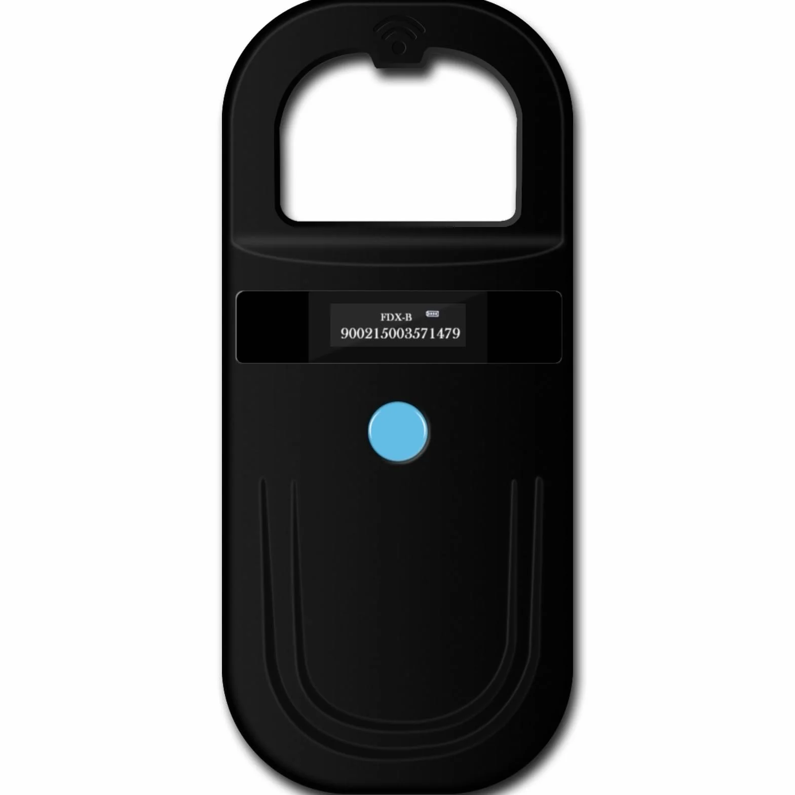 Smoostart Lettore Microchip Cani, Lettore Microchip per Animali ISO11784/85/FDX-B/EMID Lettore di Microchip per Cani/Animali Domestici/suini/Animale con 1000 Dati di archiviazione (SMOO01 Nero)