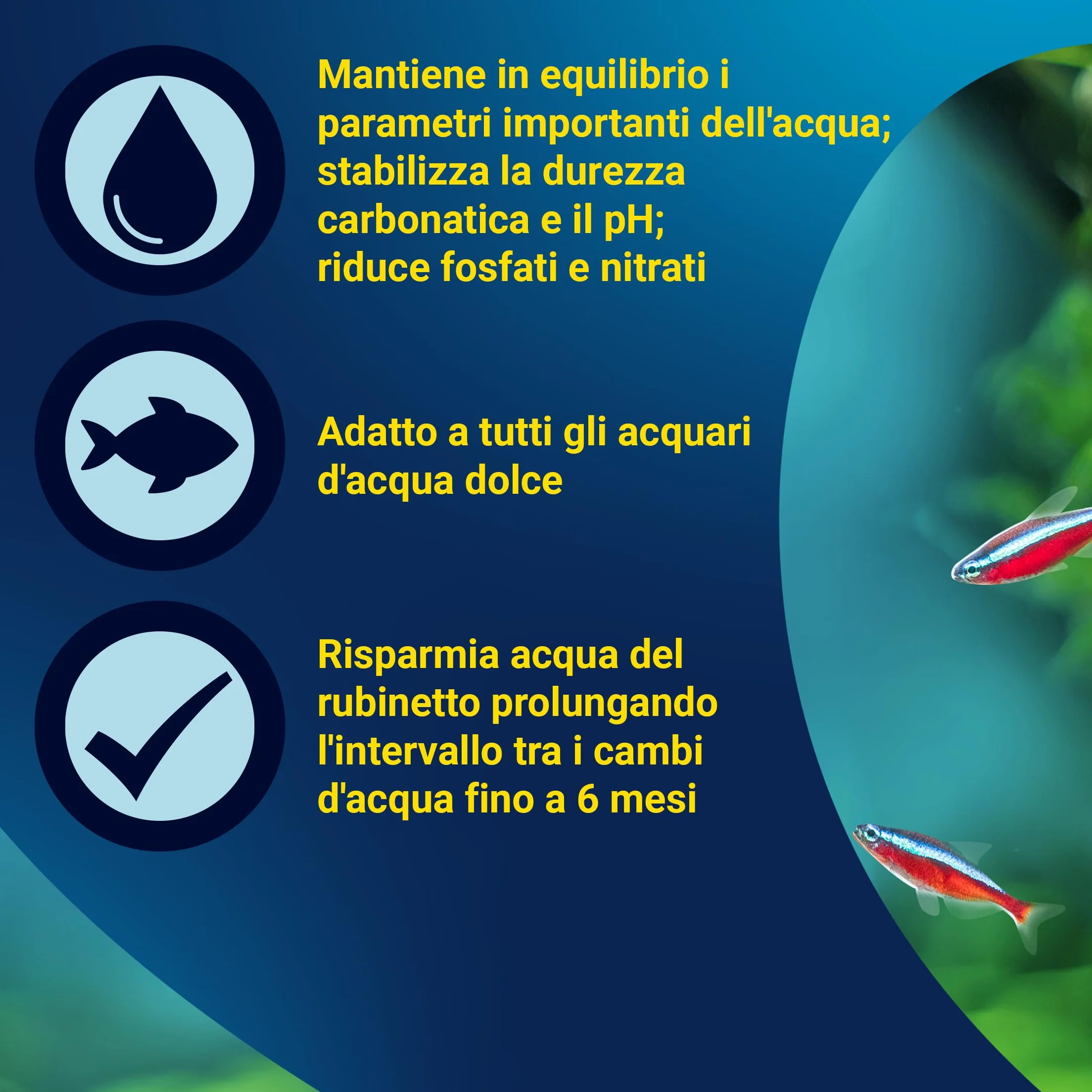Tetra EasyBalance 500 ml Cura Acquario Biologicamente Sana Riduce Cambi d'Acqua