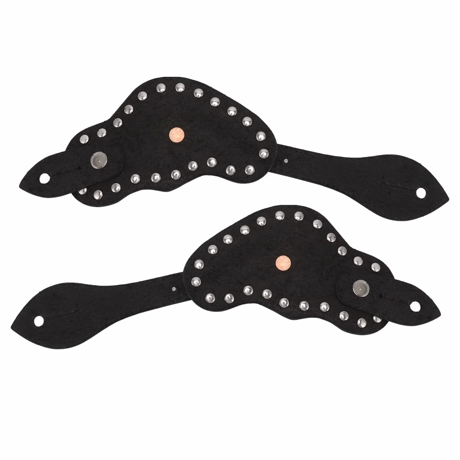 Cinturini per speroni in Pelle per Uomo Donna, Cinturini per speroni Occidentali in Pelle Stile Vintage Occidentale Equipaggiamento Protettivo per Equitazione Accessori equestri