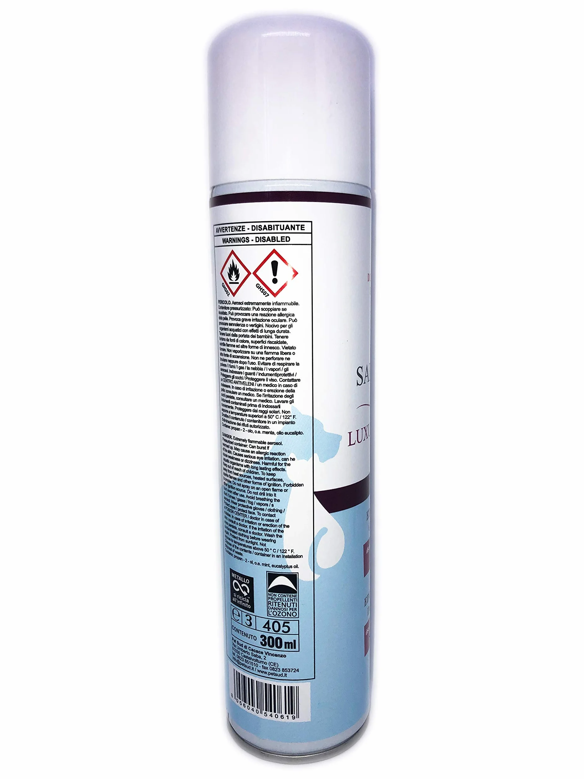 DISABITUANTE Luxury 300ML Repellente Cani Gatti ABITUA Il Cane Gatto A Non Fare BISOGNI in Un Luogo
