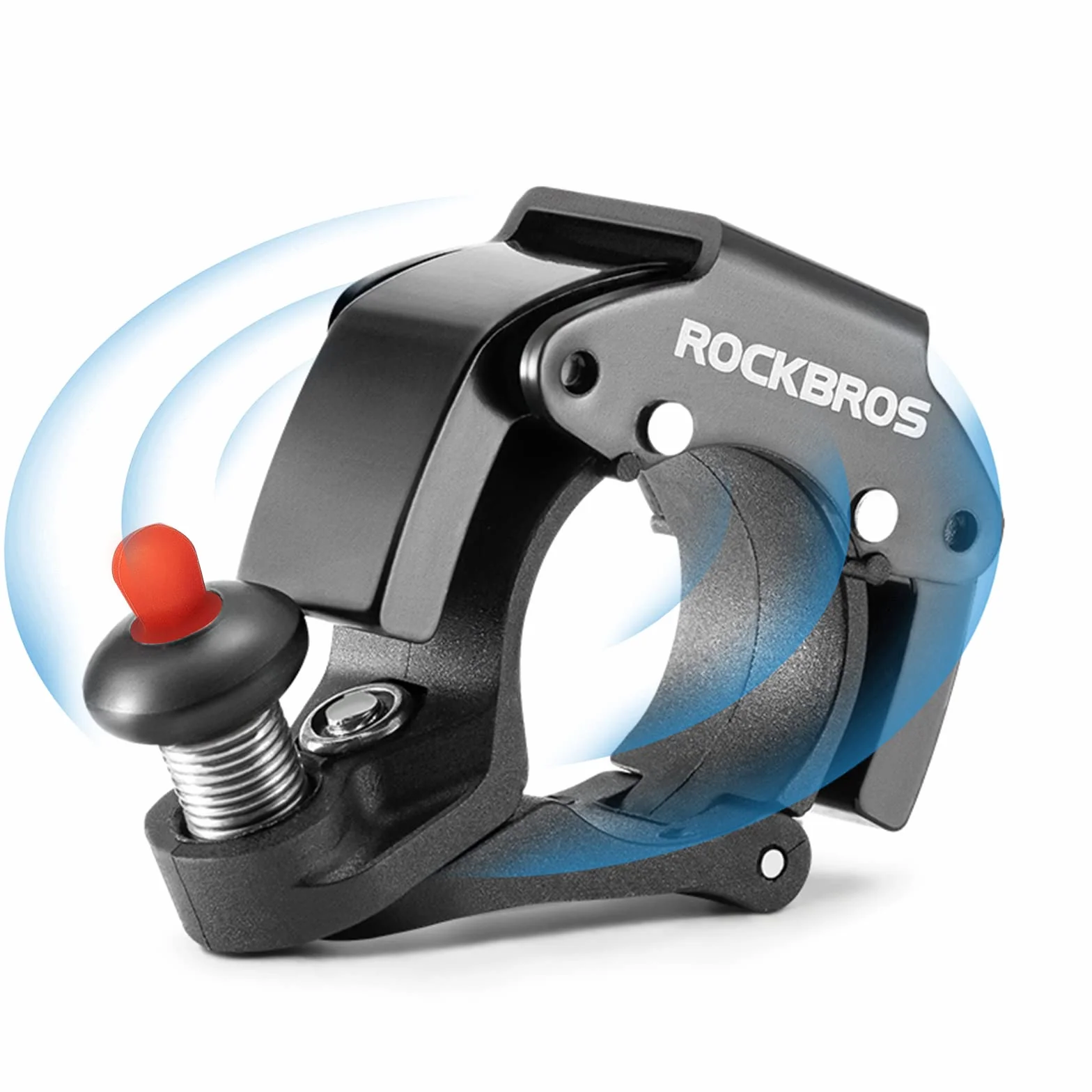 ROCKBROS Campanello Bici, Mini Campanello Nascosto, Clacson Volume 100db, Manubrio da 22 mm, Adatto per Biciclette, Bici da Corsa, MTB, Accessori Bici
