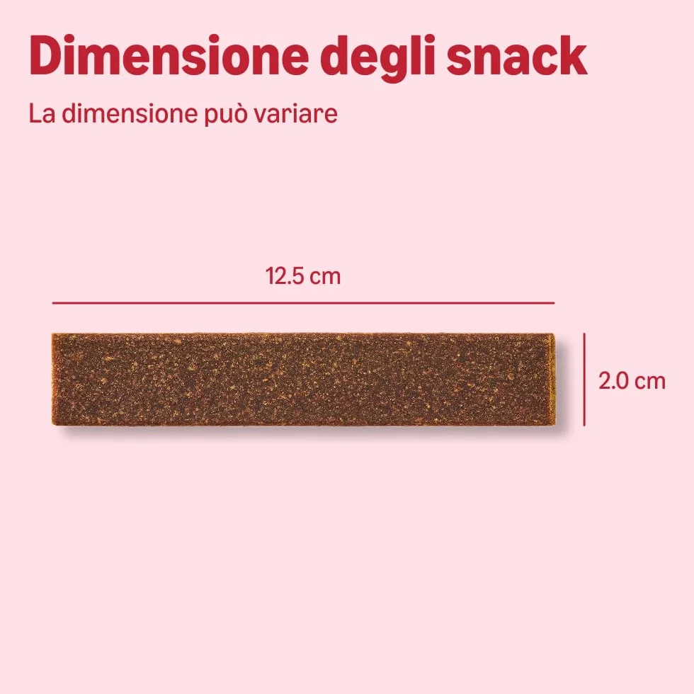 by Amazon - Snack per cane, 20 masticare strisce con manzo e vitello, 200 g