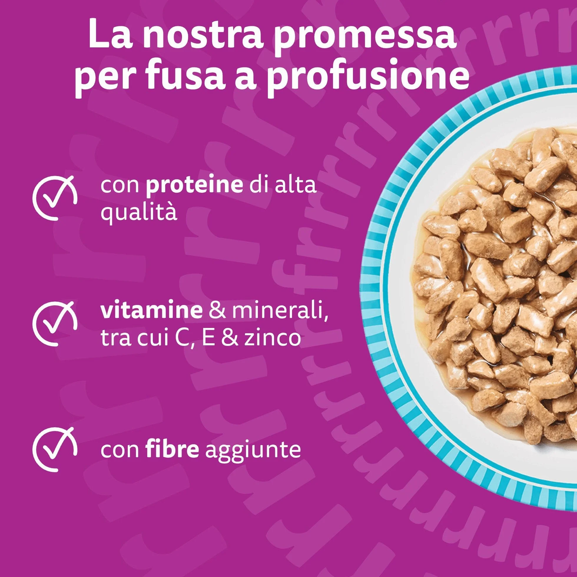 Whiskas Pranzetti Selezione di Pesce 1+ Adulto, Cibo Umido per Gatto, 12 Confezioni ognuna da 6 bustine x 50g (72 Pezzi in Totale)