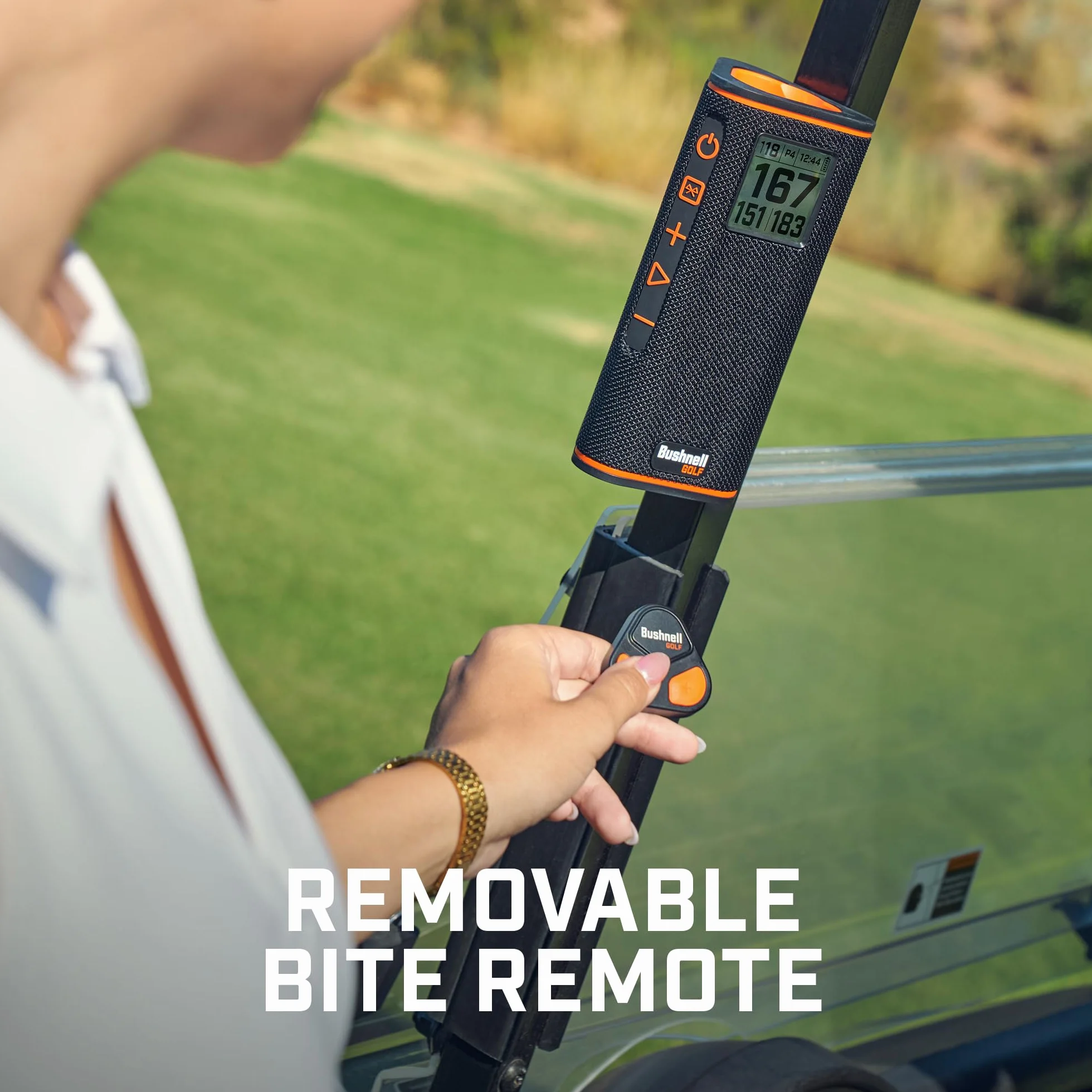 Bushnell Golf Wingman View Altoparlante da golf con distanze GPS