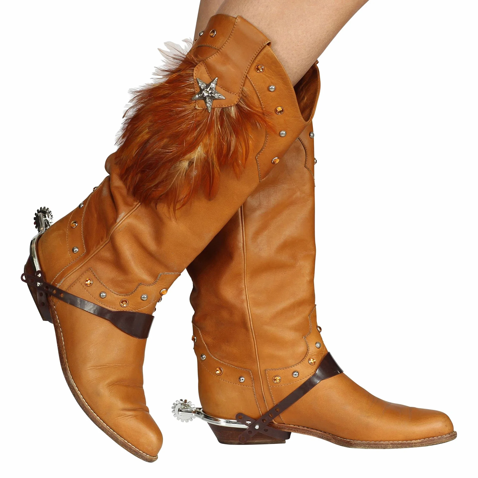 W WIDMANN MILANO Party Fashion - Sperone per costume da cowboy, accessori per scarpe, Wild West, sceriffo