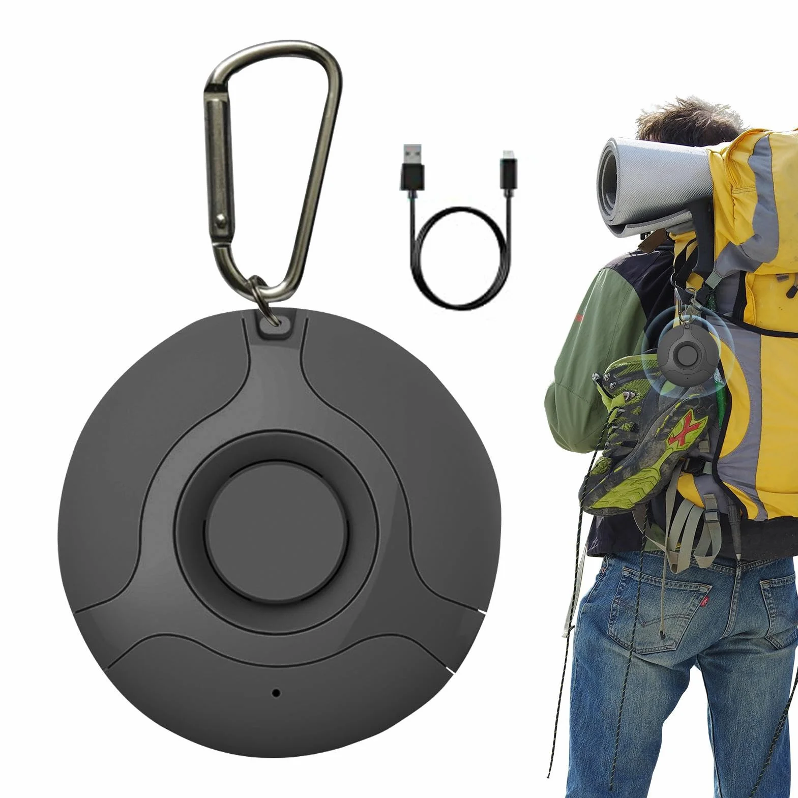 Generico Scaccia Zecche Ad Ultrasuoni,Repellente per Pulci E Zecche Ad Ultrasuoni Senza Pulci | Repellenti Portatili per Topi Ad Ultrasuoni per attività Indoor E Outdoor, Campeggio, Alpinismo,