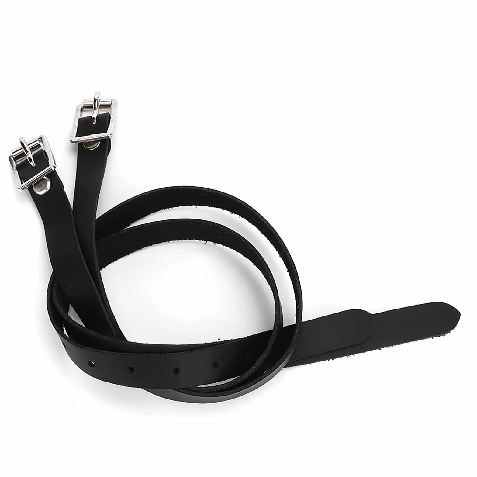 Speroni in Pelle Cinghie, per Inglesi Cavalli Cinturini Lunghezza Singola Fibbia Acciaio Inox Adatte Uomo Donna Stile Cowboy Western Cinghia è Regolabile con Inossidabile Equitazione Adatta