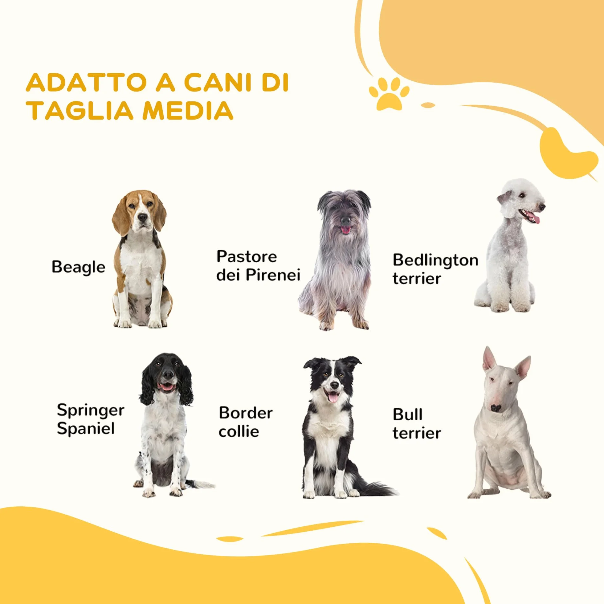 PawHut Cancelletto per Cani 90A cm 3 Pannelli Pieghevoli con Doppio Sistema di Blocco, Acciaio e Plastica, 206x90cm, Nero