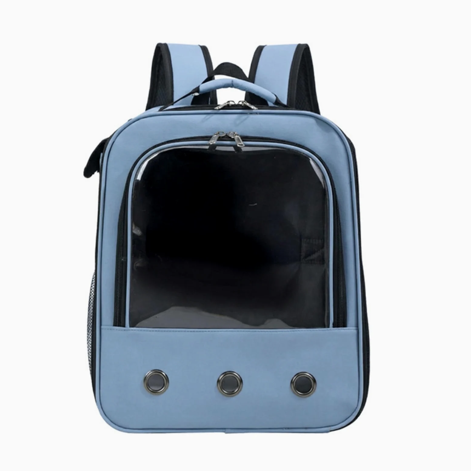 Zaino Trasportino per Gatti Cane Piccolo Trasportatore Borsa con Spallacci Ergonomici E Manico Solido in PVC E Tessuto Oxford Adatto a Viaggi Brevi, color to 1