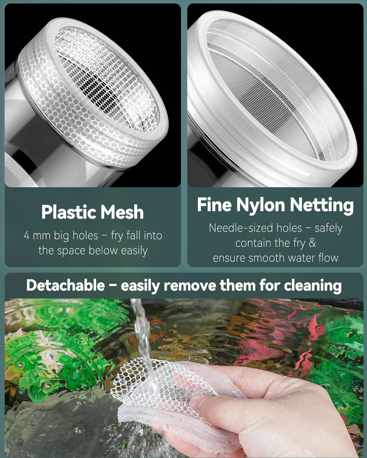 Pawfly Scatola per Riproduzione per Acquario, Box Galleggiante per Guppy, Separatore per Avannotti, Incubatrice in Plastica per Gamberetti, Betta e Pesce Pagliaccio, Medio