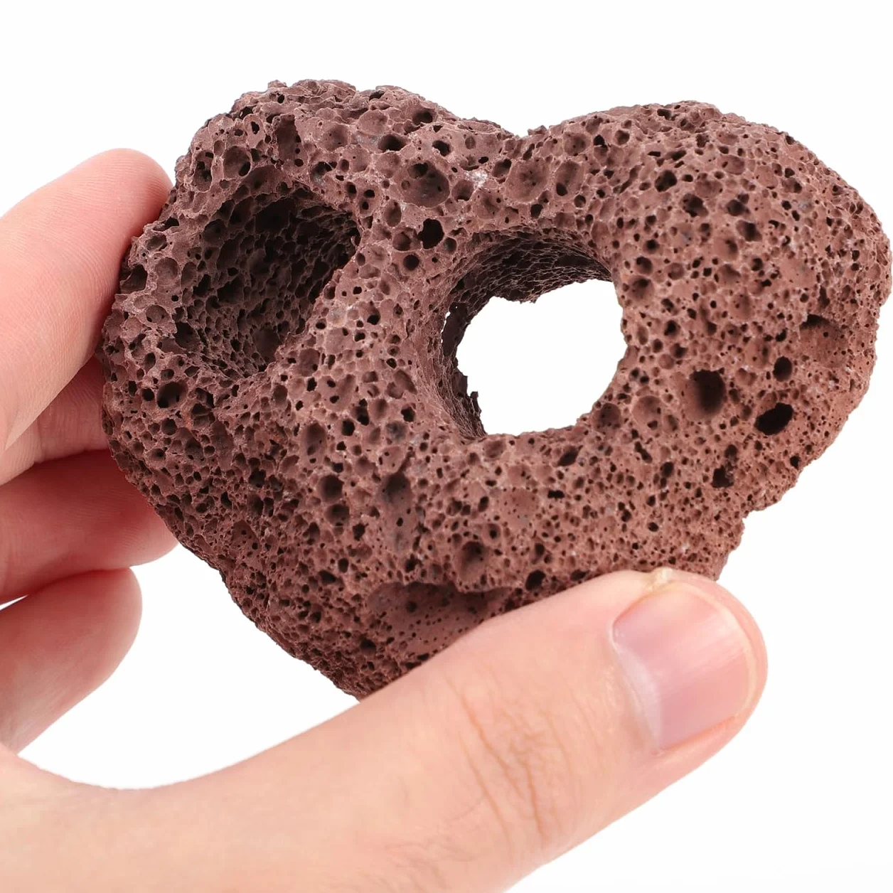 Happyyami Rocce Vulcaniche Naturali per Acquario 6 Pezzi Supporto Fisso per Piante Acquatiche Decorazioni di Pietra Lavica per Serbatoio Pesci E Gamberetti Ornamenti Acquario