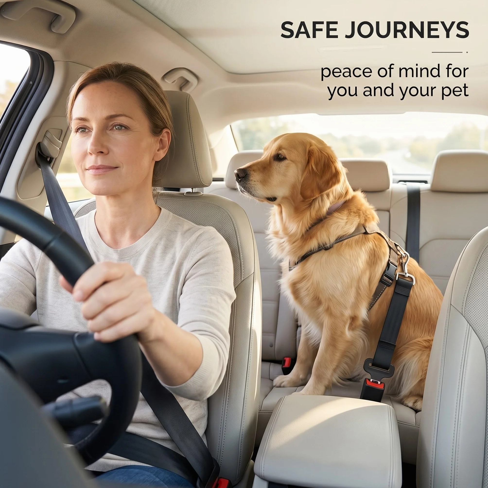 Cinture Di Sicurezza Per Auto, Connettori In Metallo, Fissaggio Di Sicurezza, Animali Domestici, Cintura Di Sicurezza Del Veicolo, Serratura Di Sicurezza, Durevole, Metallo, 4 Pezzi
