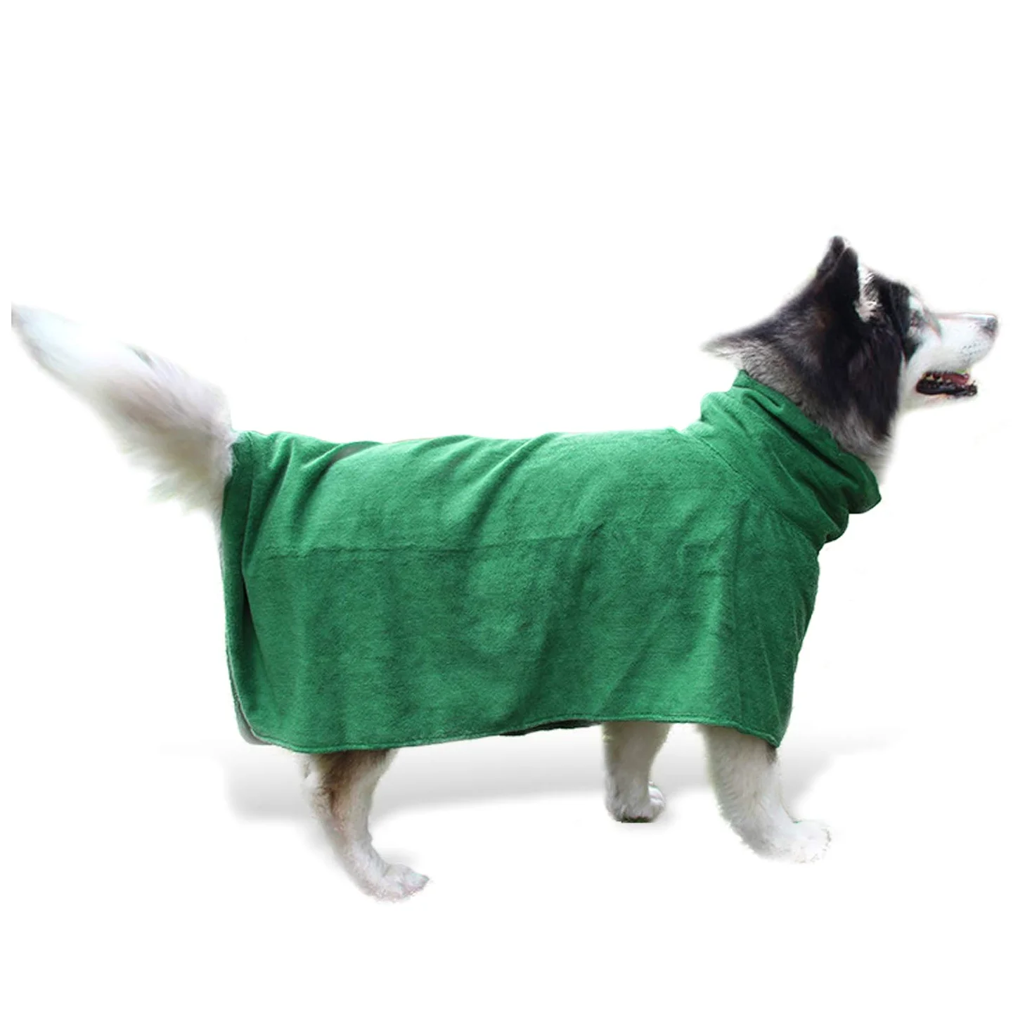 PETCUTE Accappatoio Asciugamano per Cane Accappatoio in Microfibra per Cane Animale con Tracolla Regolabile