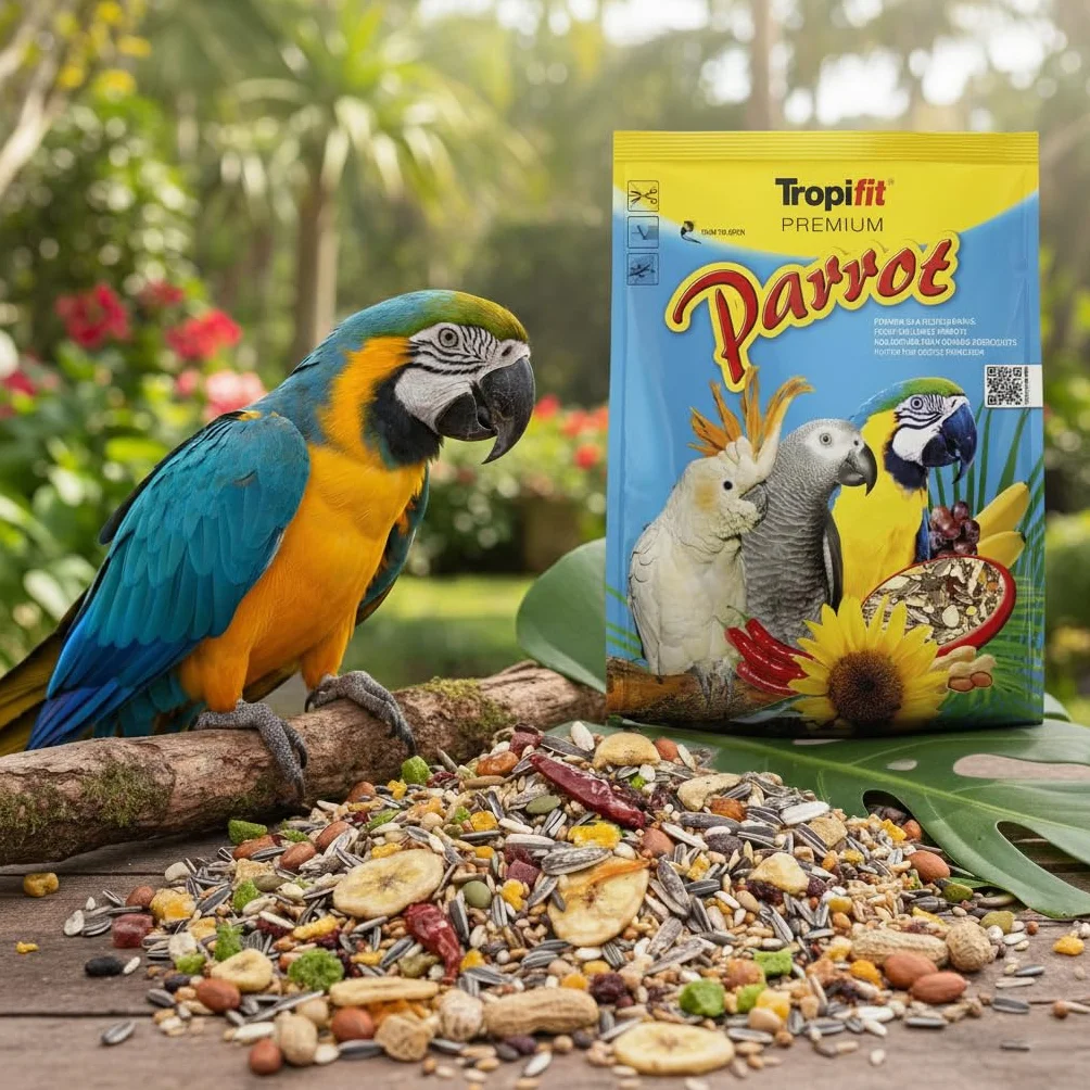 PARROT 1000g mangime per grandi pappagalli ingredienti naturali