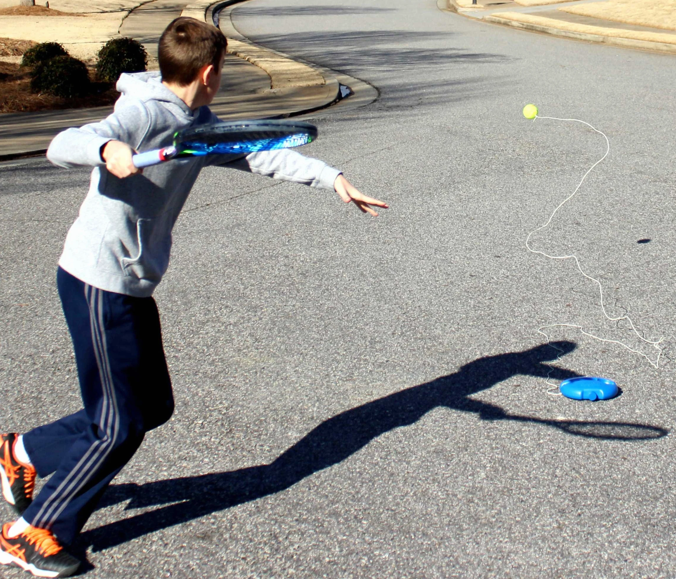 Tourna Fill & Drill Tennis Trainer, Base con Corda per Allenamento