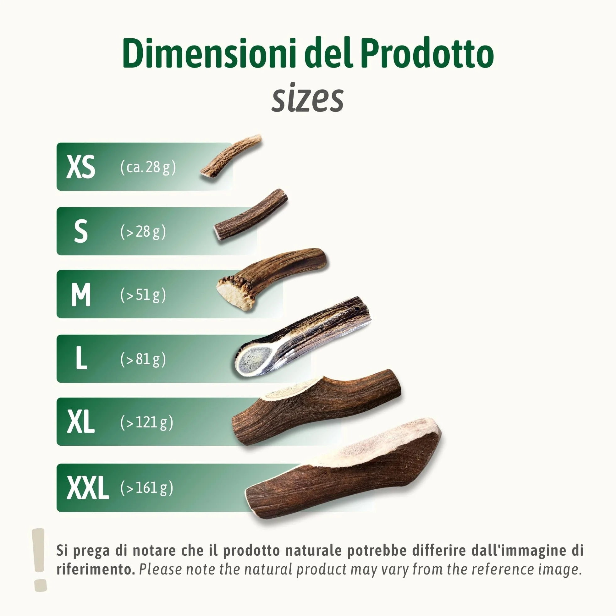 ChronoBalance-XXL Corno di Cervo per Cani, Confezione da 2, Dimezzato, 100% Naturale, Osso di Cervo, Cura Dentale, Giocattolo per Cani, Senza Sostanze Chimiche, Lunga Durata