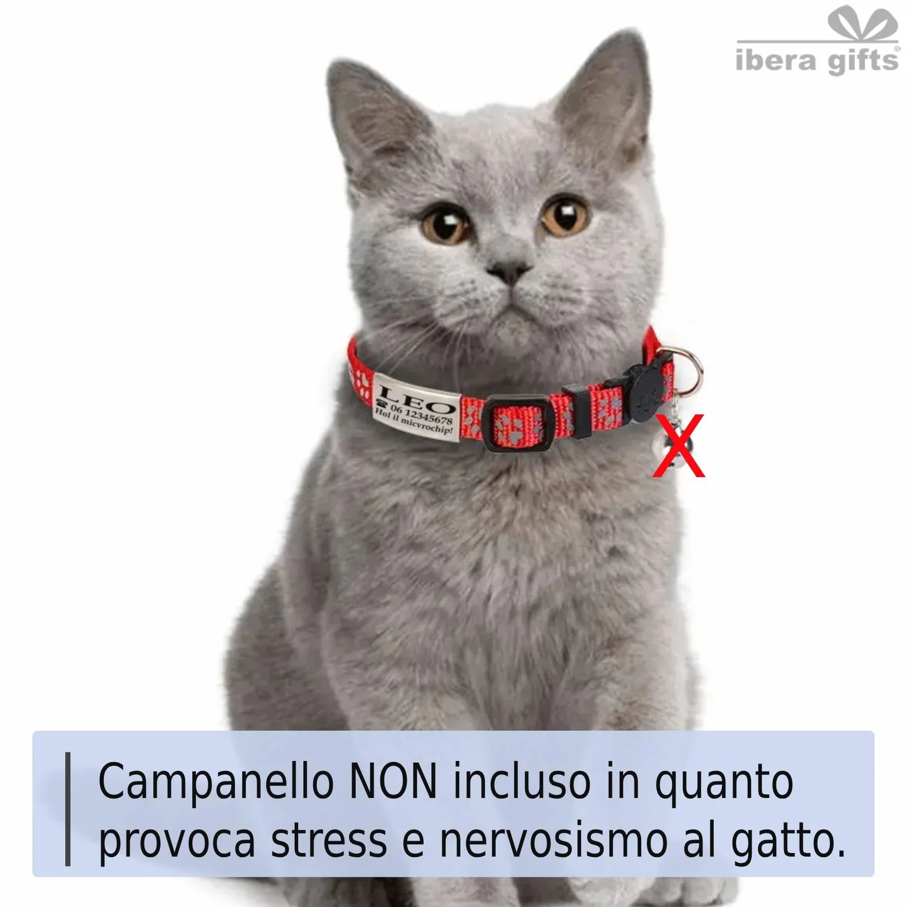 Collare Gatto Personalizzato Antistrangolamento e Riflettente, Regolabile, con Targhetta Incisa, Sicuro e Confortevole per Tutti i Gatti (Azzurro)