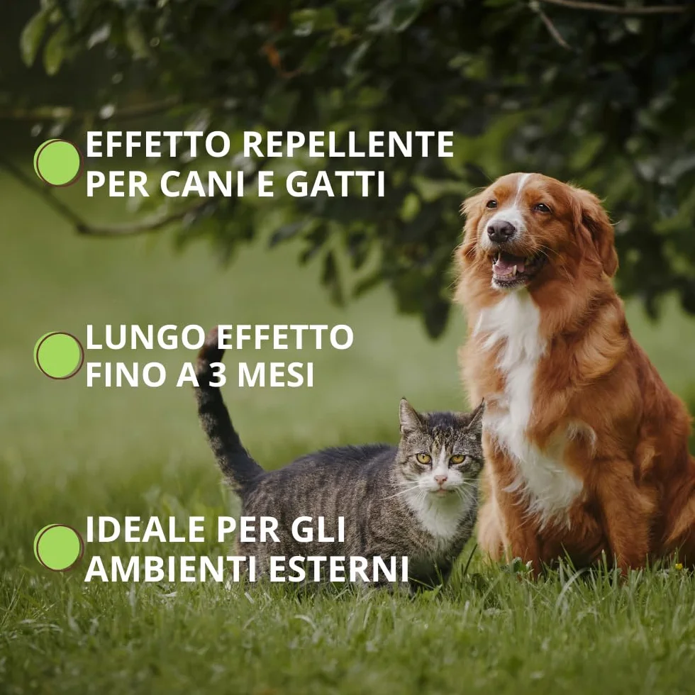 VITHAL Repellente Cane e Gatto in Granuli 200gr - Protezione Superfici e Ambienti Interni e Esterni, Fino a 3 Mesi