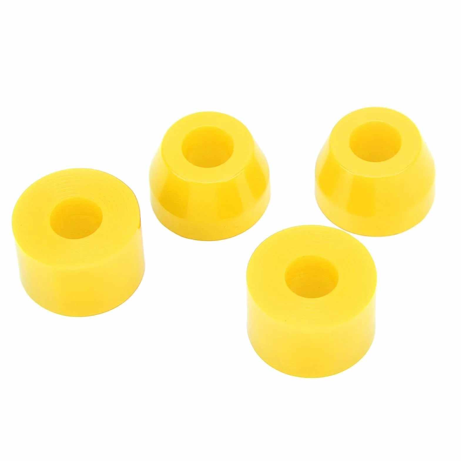 HERCHR Boccole per Skateboard 12 Pezzi Set PU 90A (Giallo)