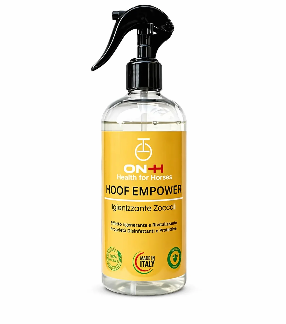 ON-H Hoof Empower 500 ml | Igienizzante e Rinforzante per Zoccoli Cavalli | Protegge da Umidità e Impurità - Favorisce Struttura Forte e Sana | Ideale per Uso Quotidiano in Scuderia