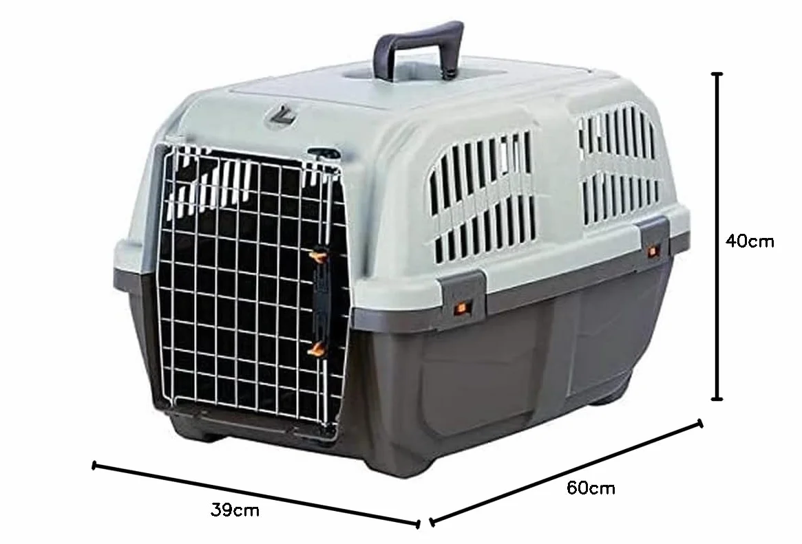 SKUDO 72126 Skudo 3 Iata, Trasportino per cani, 60x40x39(h)cm