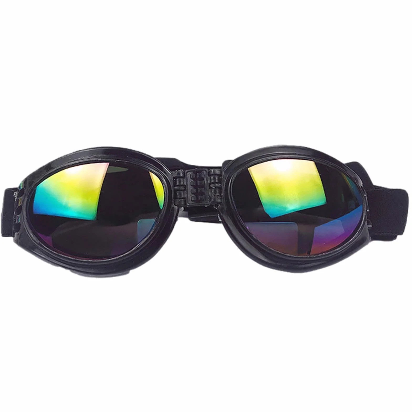 Occhiali da sole per cani - Occhiali per animali domestici da 4,72 pollici Protezione UV Cinturino regolabile | Dog Eye Wear - Ochiali per animali domestici elastici e comodi per l'uso in viaggio con