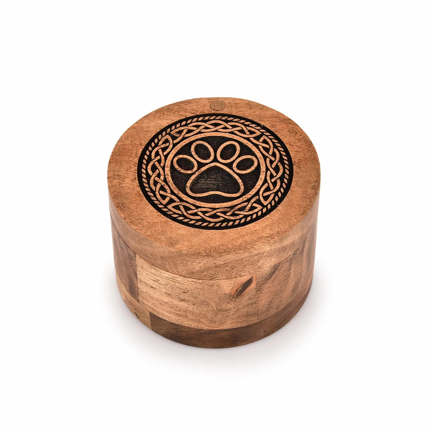Kimona Urna commemorativa per cani, urna commemorativa per ceneri di animali domestici, urna in legno, urna per ceneri di cani e gatti (8,89 cm x 8,89 cm x 6,35 cm)