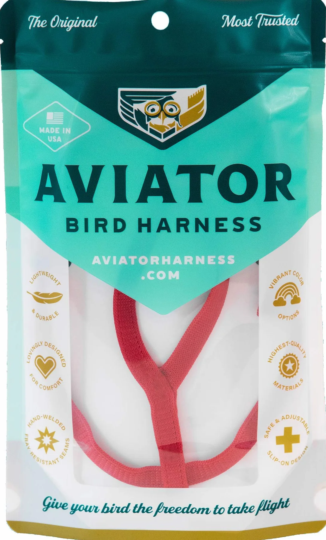 Aviator, imbracatura per uccelli