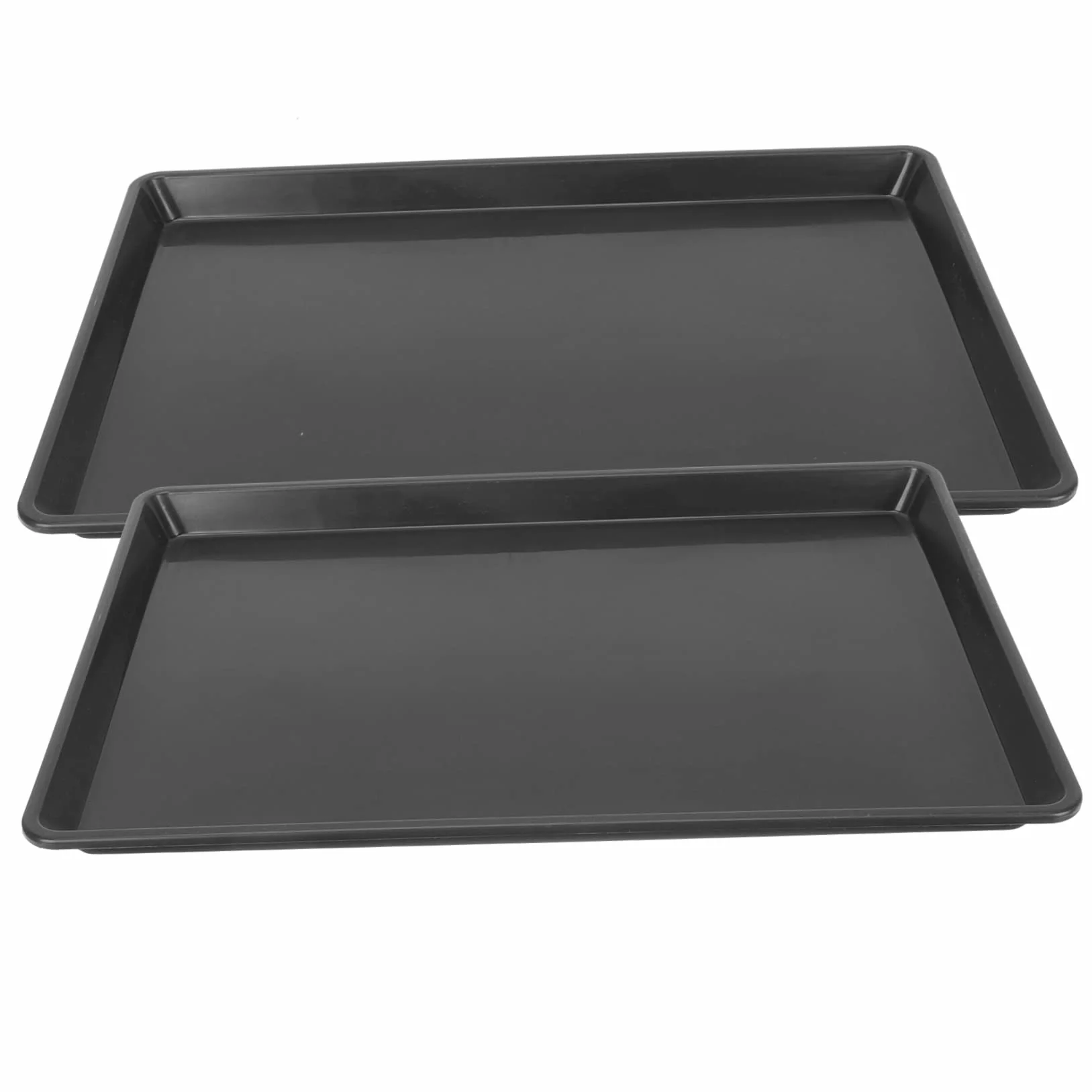 2 Pezzi Vassoio per Gabbia Cane E Uccelli Vassoio Inferiore Anti-Perdite Facile da Pulire per Gabbia Pappagalli per Conigli E Cuccia Cani Piccola Taglia 16.93X12.99X0.98In