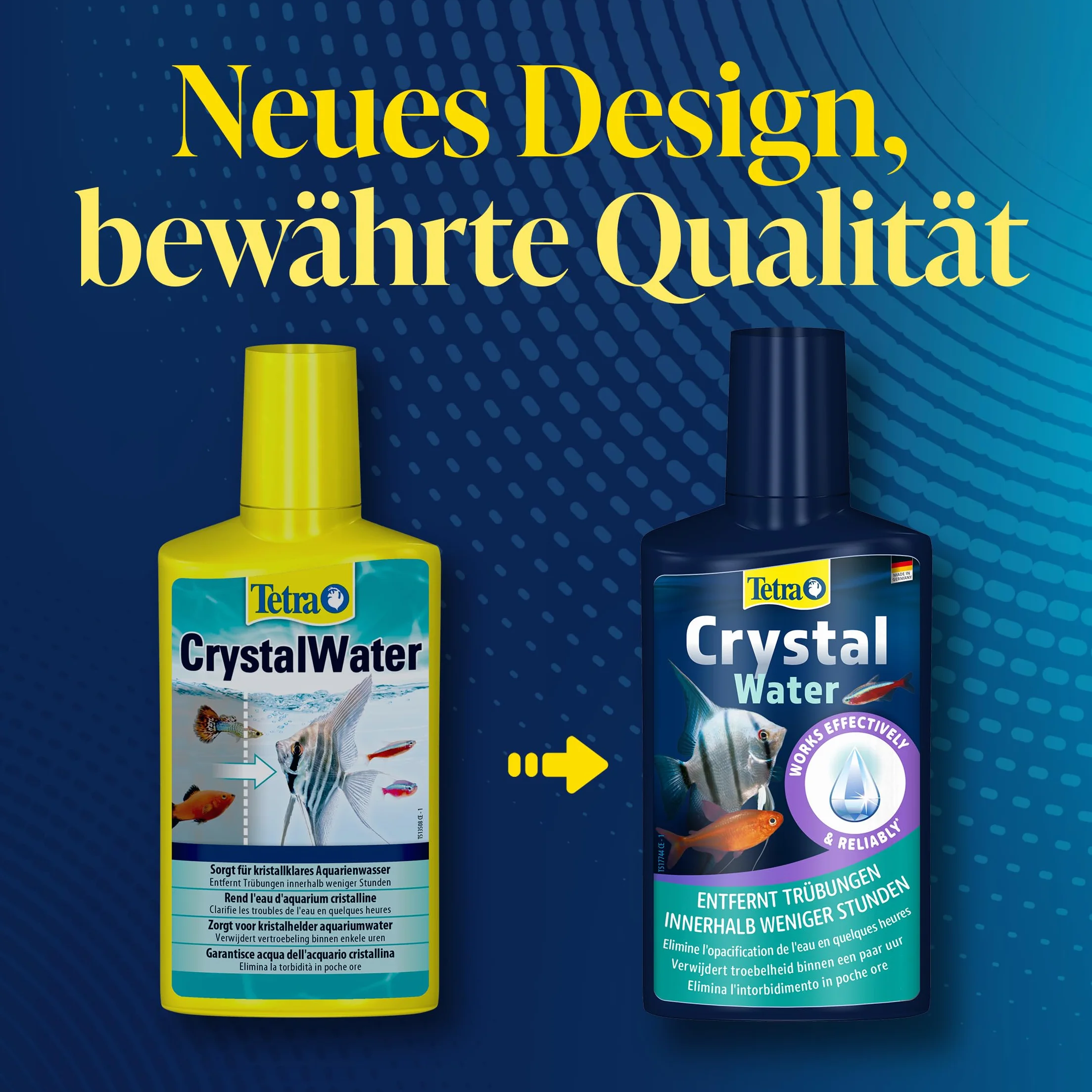 Tetra CrystalWater 250 ml Elimina Intorbidimento Acqua Acquario