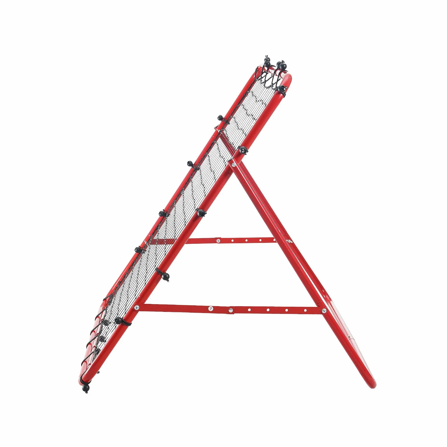 VEVOR Rete da Calcio Rimbalzo Pop Up 1 x 1m Rete da Calcio Rimbalzo da Allenamento Portatile per Giardino Angolo Regolabile Tubo in Ferro Rete in PE, Obiettivo Calcio Pieghevole Bambini Adolescenti