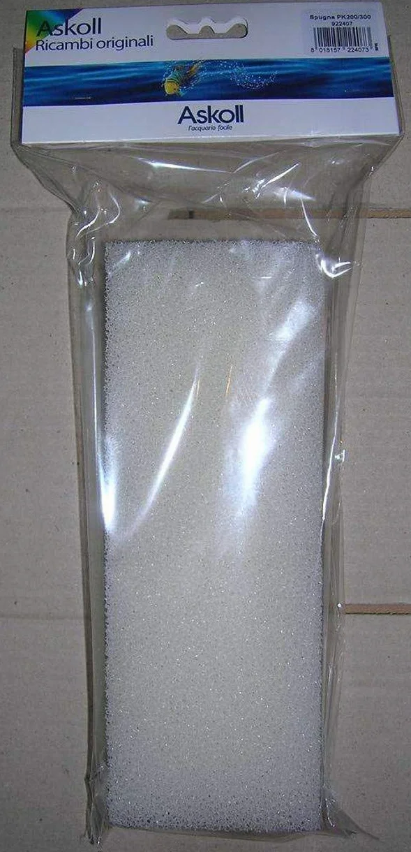Askoll ricambio spugne per filtro Pratiko 200 e 300