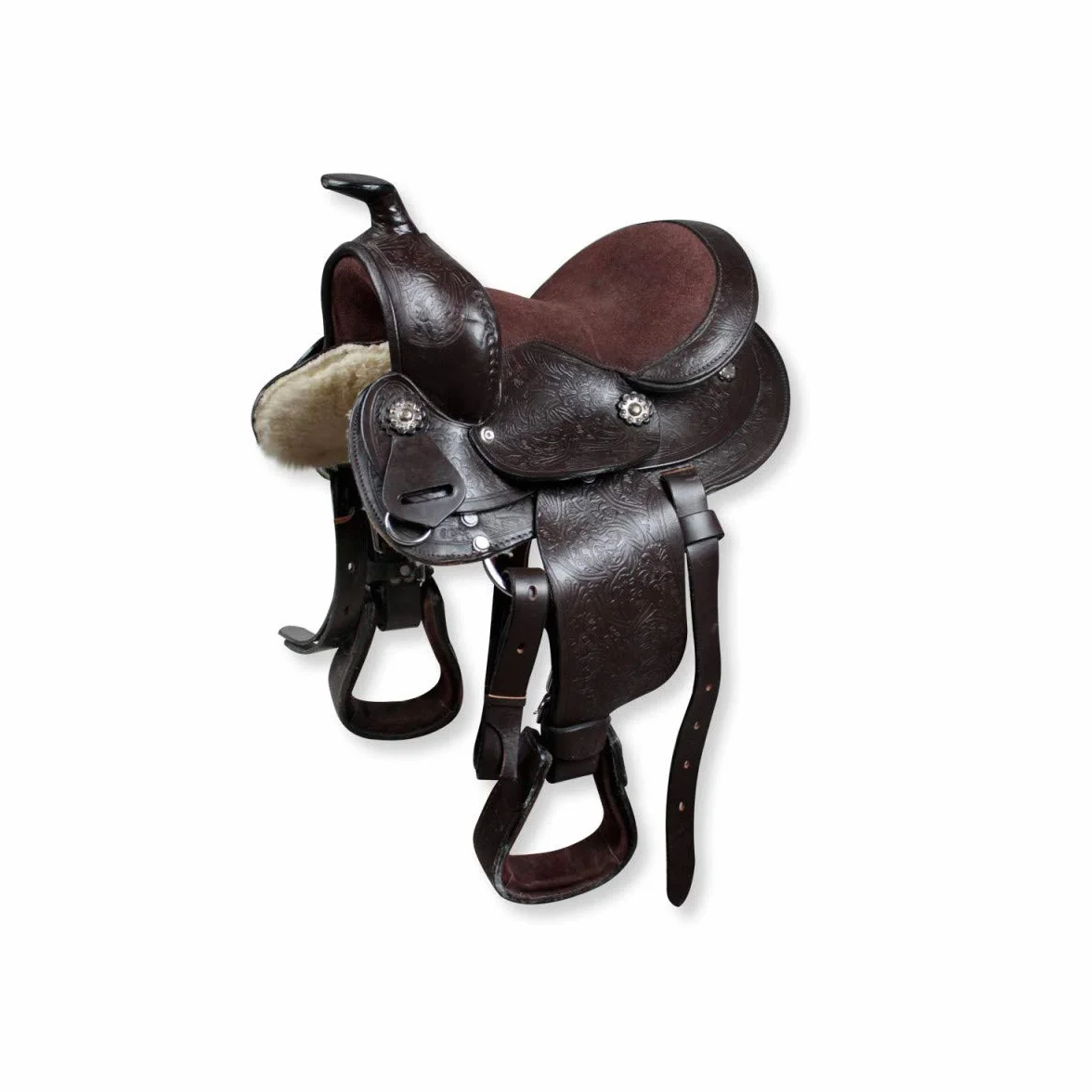 Silver Star Sella Pony Western Marrone 10” = 25,5 cm