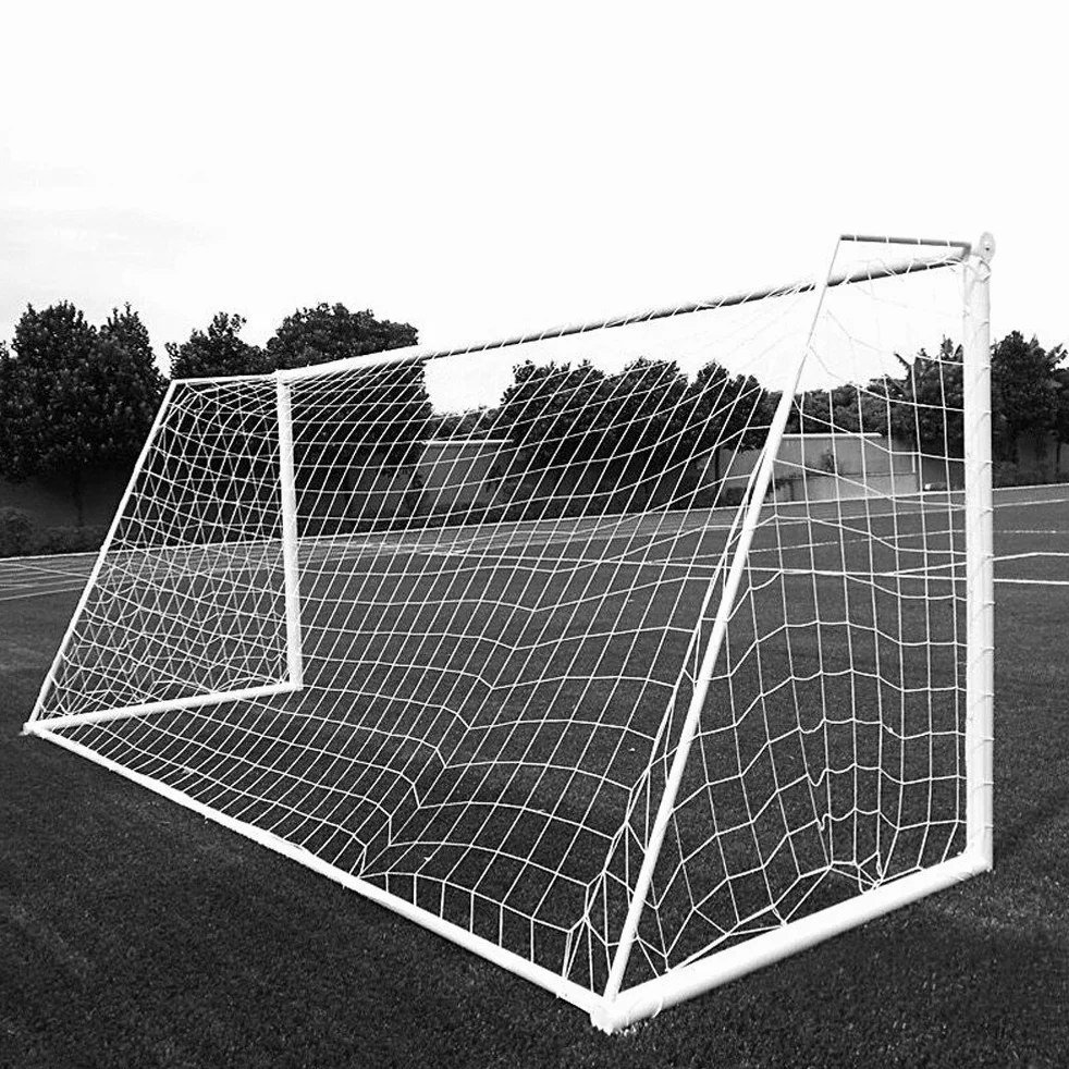 Aoneky Rete di Calcio 3x2M/5.5x2.1M /3.6x1.8M/2.4x1.8M /7.3x2.4M, 2mm/2.5mm/3mm per la Pratica dell'allenamento di Calcio per 5/7/11 Persone (Senza Cornice)
