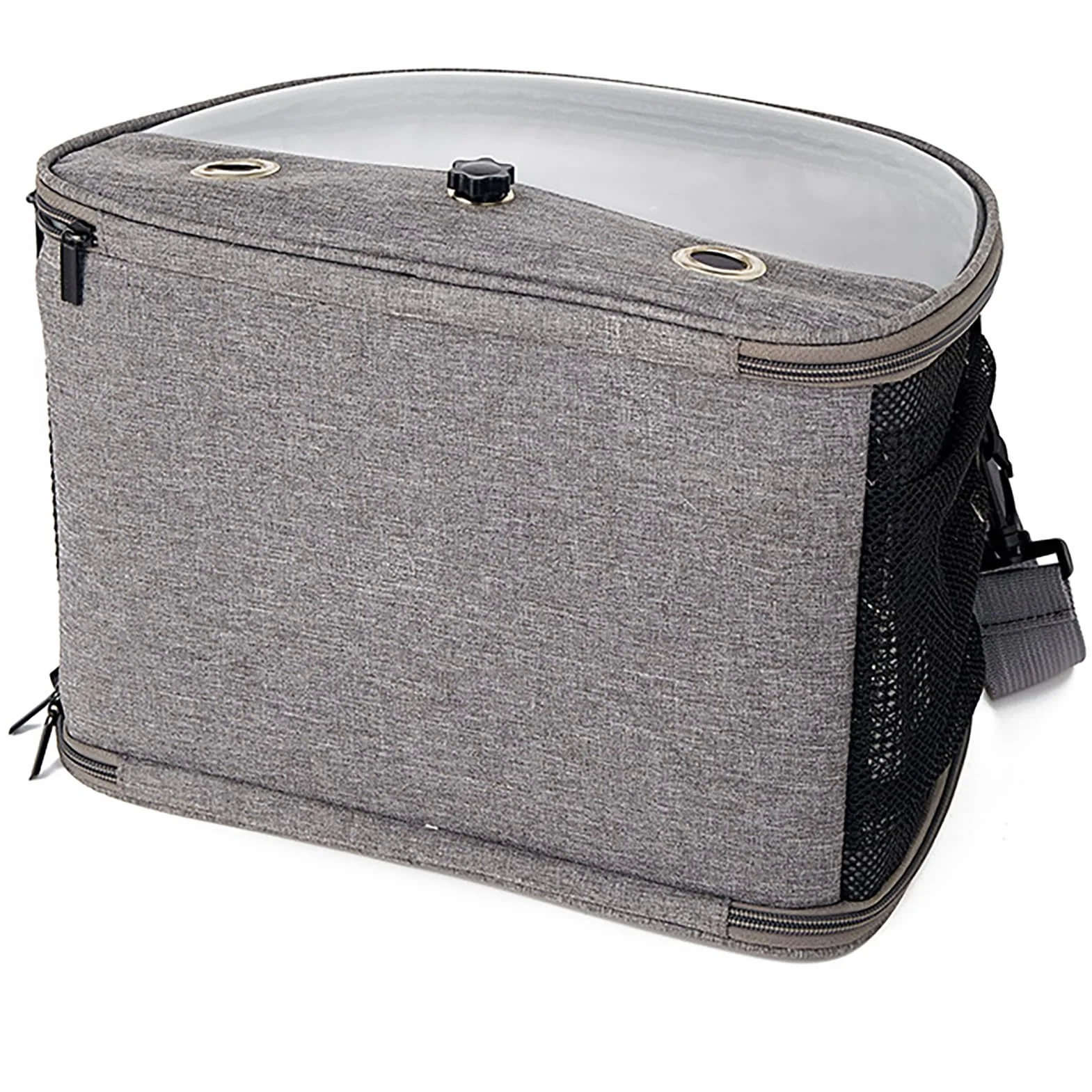 Uccello Borsa per il trasporto con finestra in PVC trasparente pappagalli zaino da viaggio portatile pieghevole per piccoli animali domestici