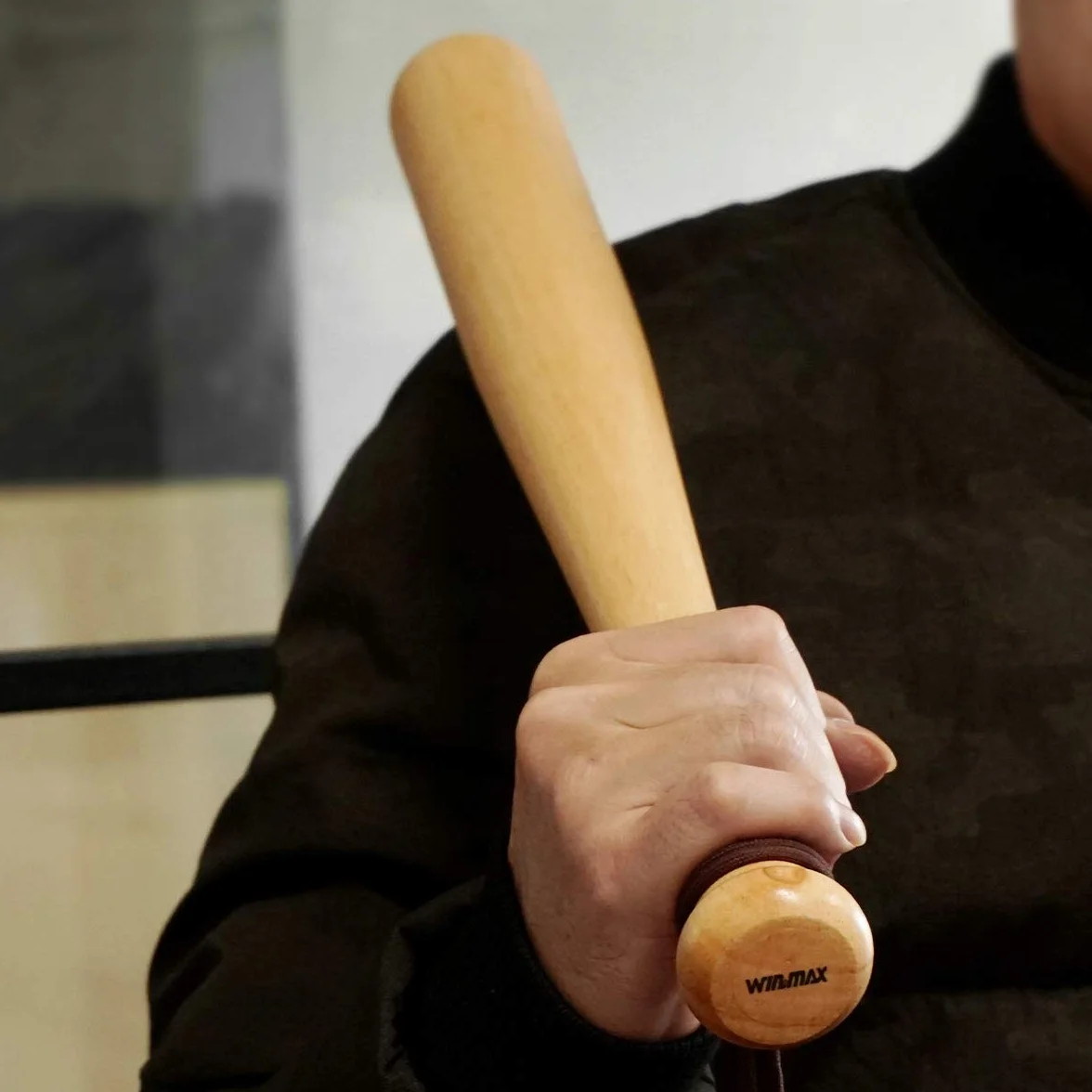 Mazza da baseball in lega di alluminio 32" con impugnatura in gomma