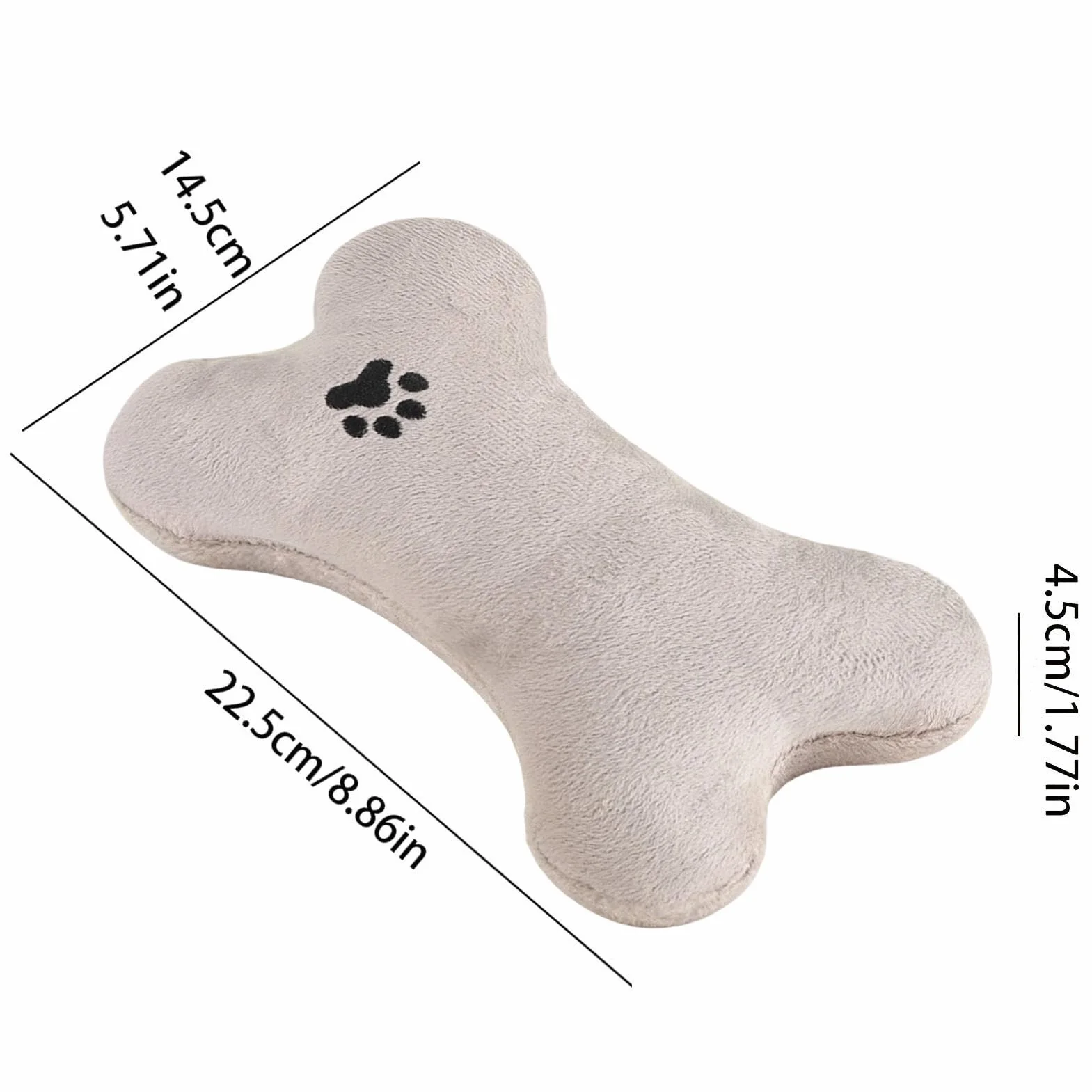 Cuscino Per Cuccia Per Cani - Allevia La Tensione E La Pressione Della Colonna Vertebrale Cervicale, Morbido Cuscino Lavabile Resistente Alla Masticazione, Corpo 22,5x14,5x4,5 Cm + Unità Leggera Da