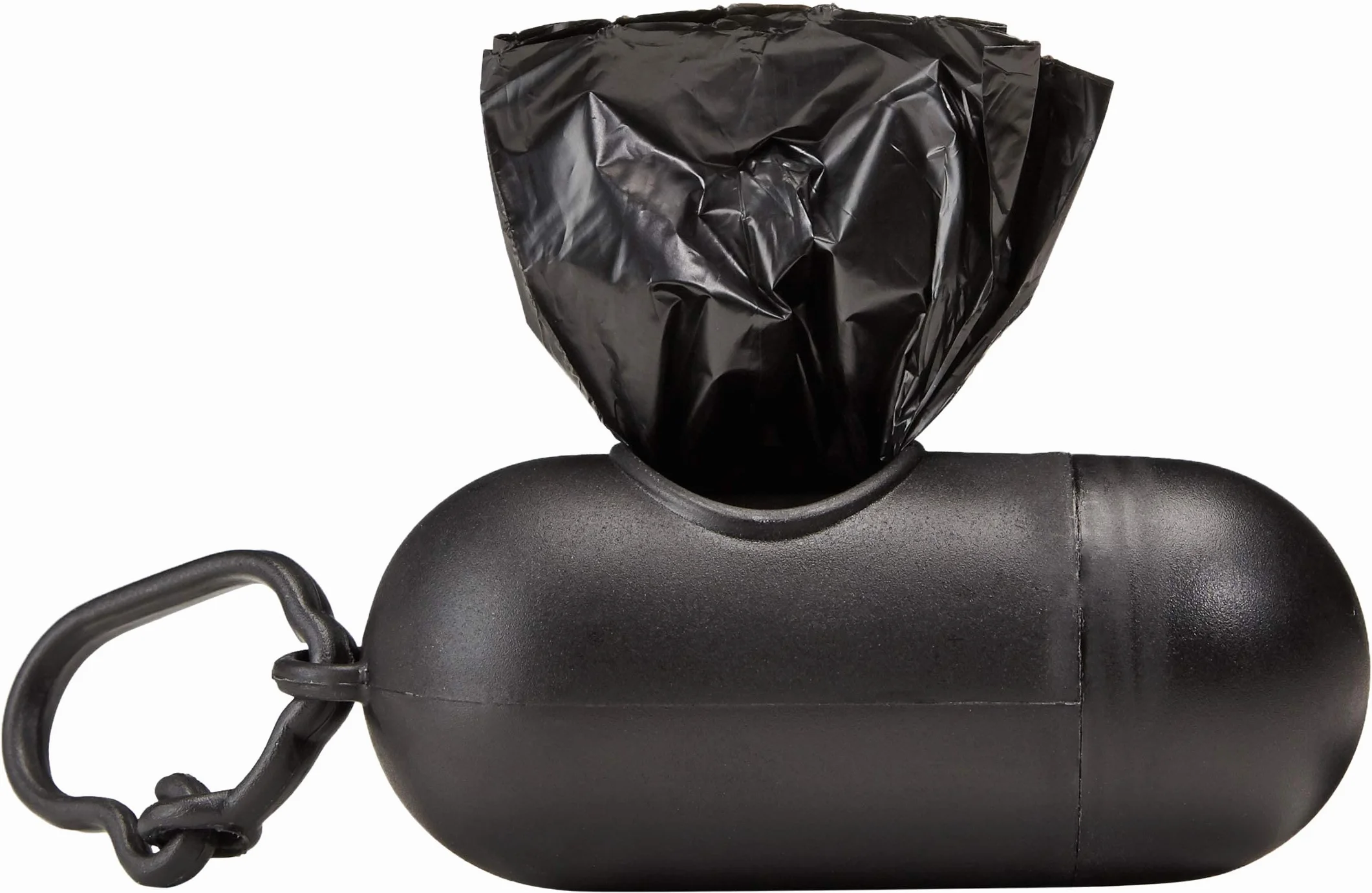Amazon Basics Sacchetti igienici per cani inodori 300 pezzi con dispenser e clip per guinzaglio