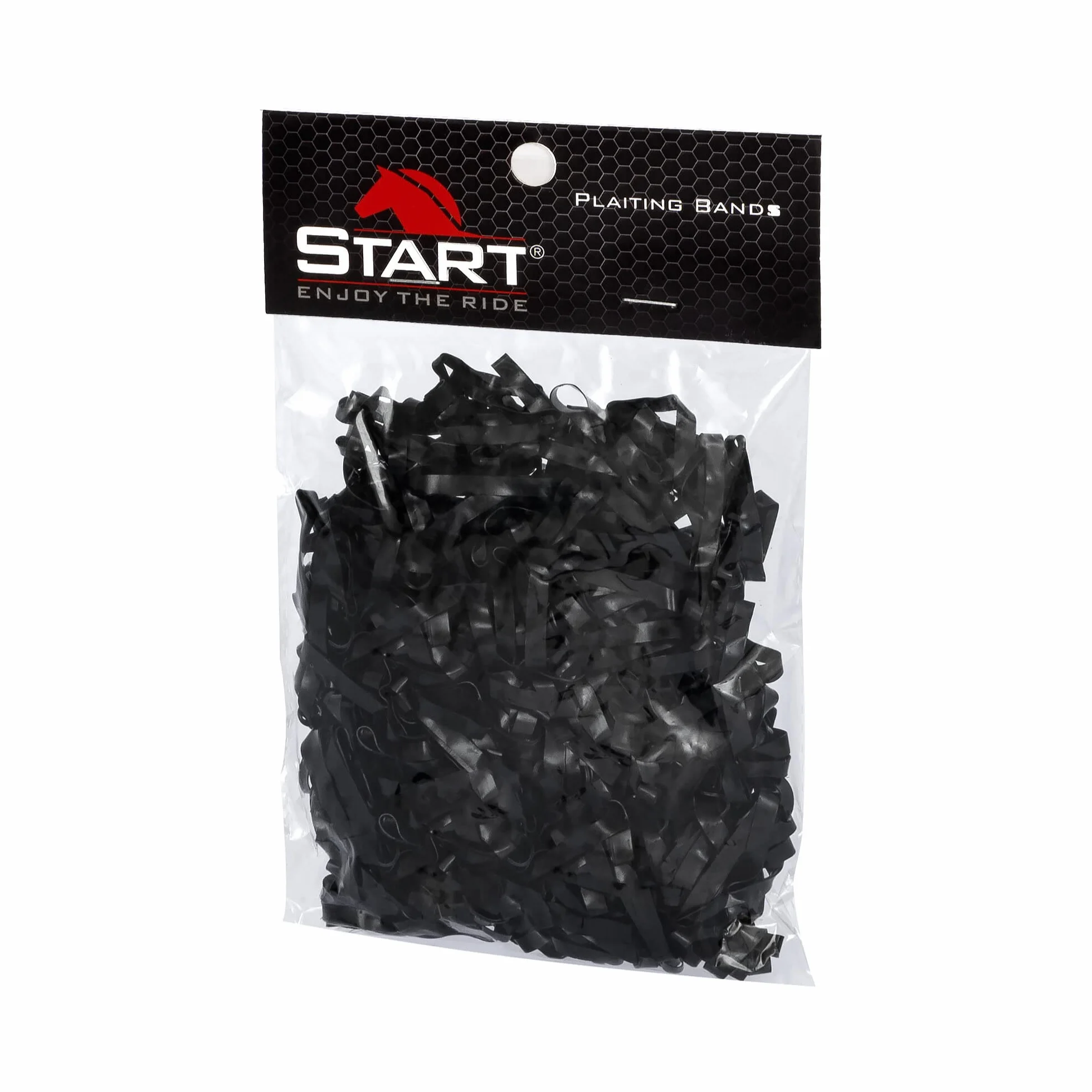 Start Elastici in Silicone per Criniera Cavallo – Set 500 pz - Morbidi, Resistenti, Delicati sul Pelo per Trecce Perfette (Nero)