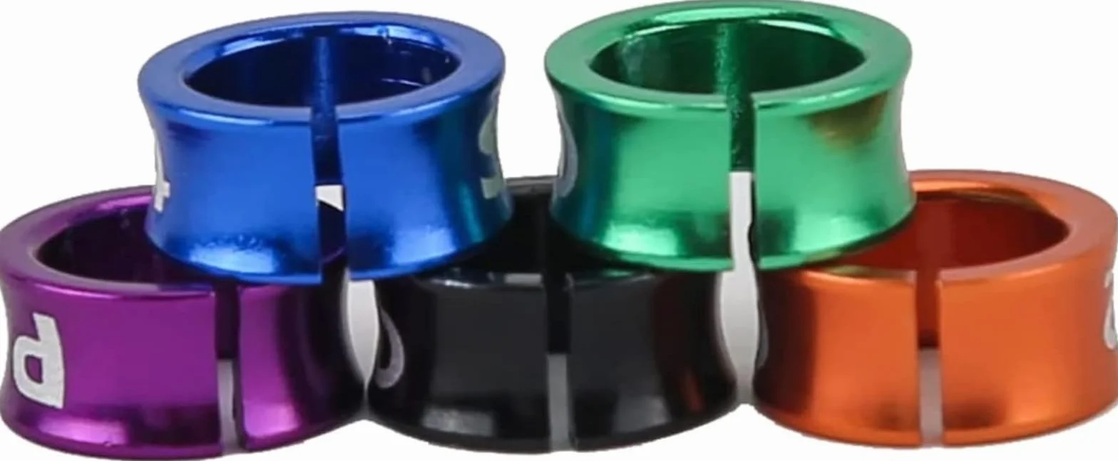 50 Anelli Aperti per Piedi a Forma di Uccello, per pappagalli, in Lega di Alluminio colorato(50pcs,8.0mm)